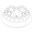 Maytag Head, Burner Right Front (head, Burner Aux) for KitchenAid KGCK346BSS0 - Part W10483936