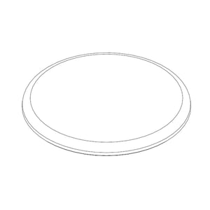 Cooktop Burner Cap, Left Rear W10483940