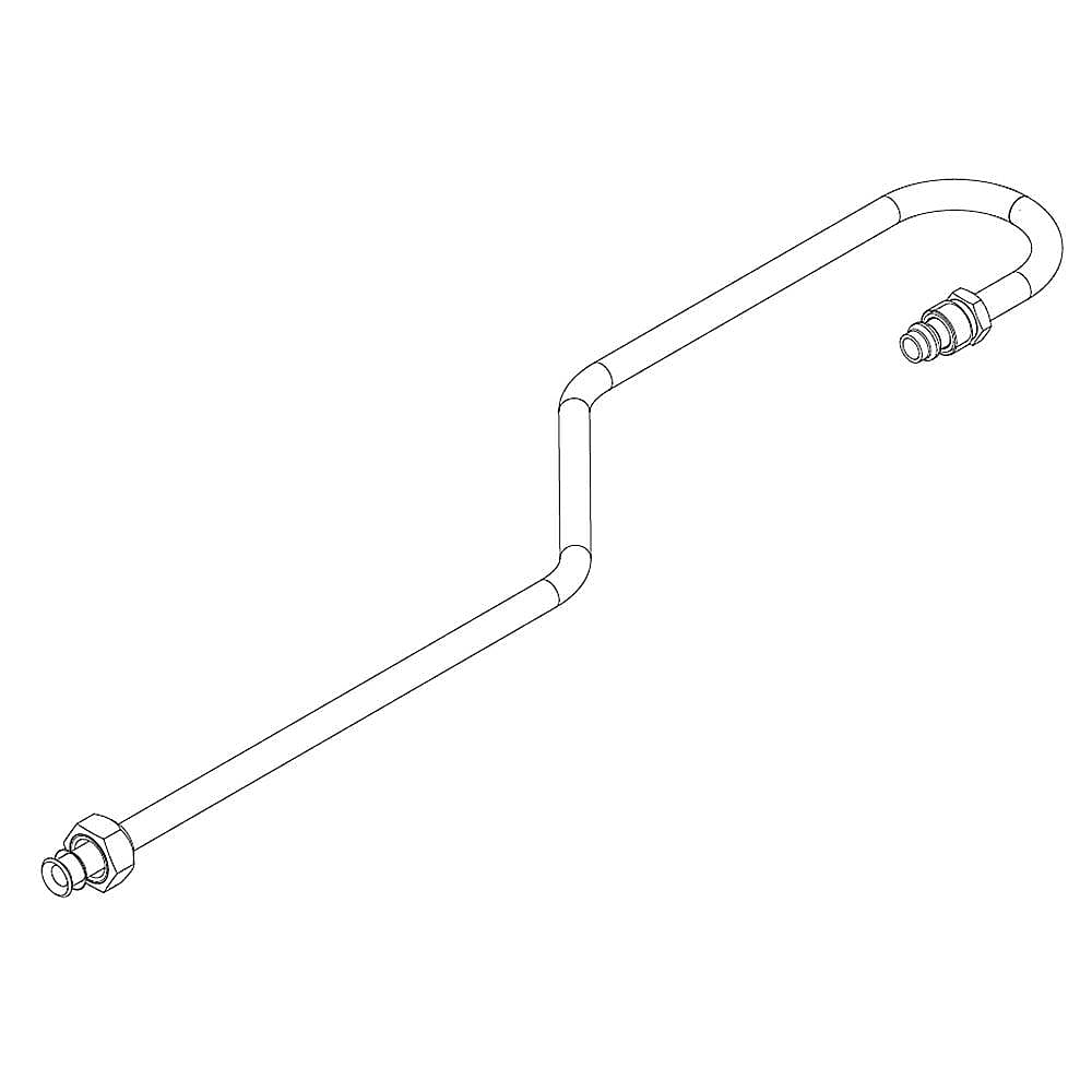 Part #w10484462, Whirlpool Tubing, Gas Right Rear (Tubing, Gas Sr) / 1.00 x 3.00 x 12.00