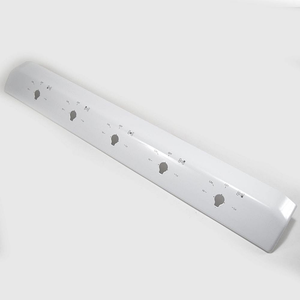 Part #wpw10488872, Range Surface Burner Manifold Panel (White) / 5.20 x 5.07 x 34.25