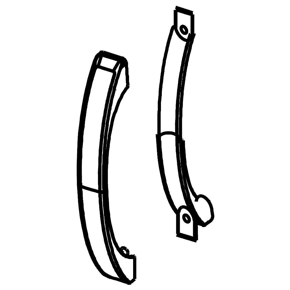 Part #w10491473, Cooking Appliance Door Handle / 14.00 x 3.00 x 2.00