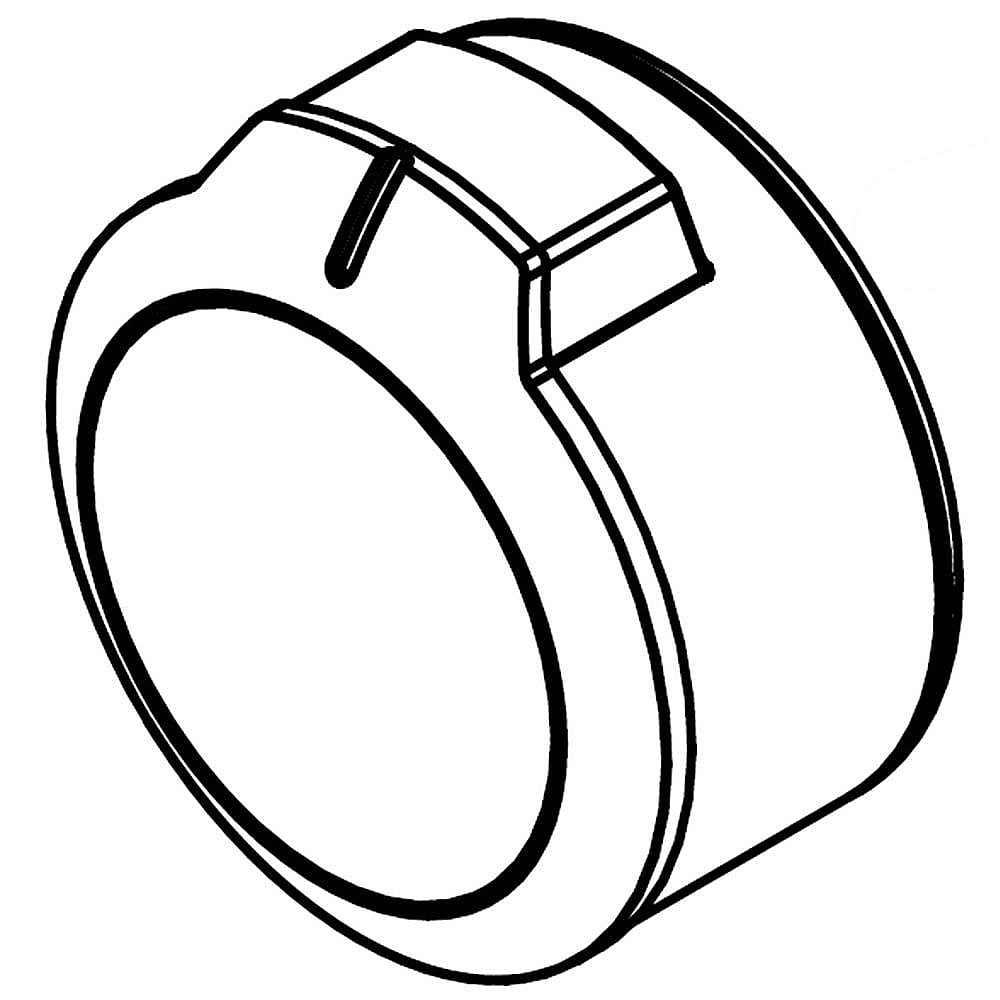 Part #w10505762, Knob / 1.75 x 1.75 x 0.85