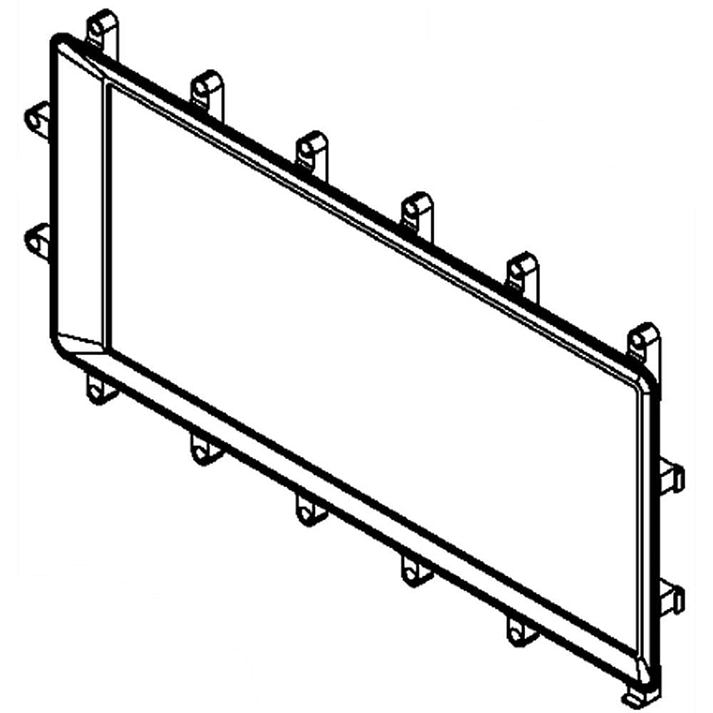 Part #w10514243, Microwave Door Choke / 25.50 x 14.62 x 1.00