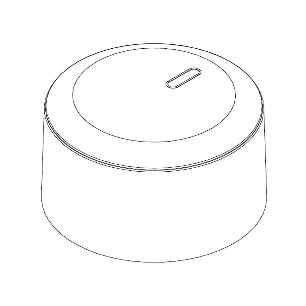 Part #w10517700, Whirlpool Knob, Gas Cooktop / 2.00 x 2.00 x 2.00