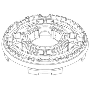 Whirlpool Head, Burner Ur Left Front W10517714