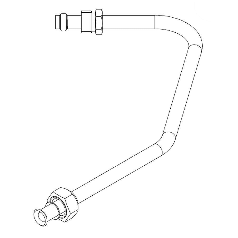 Part #w10517731, Maytag Tubing, Gas Ur Left Front / 10.50 x 3.00 x 0.03