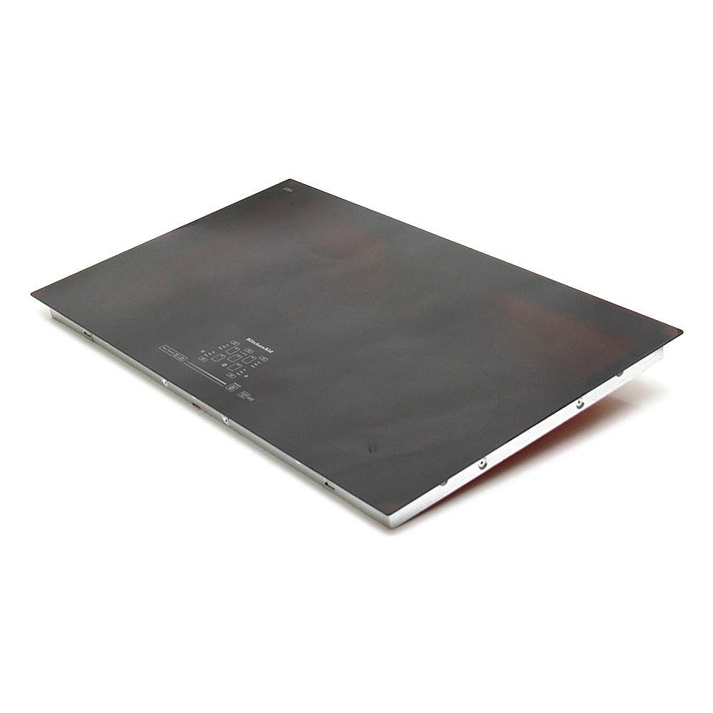 Part #w10524409, Cooktop Main Top (Black) (Replaces W10353358, W10566715) / 41.00 x 24.75 x 6.50