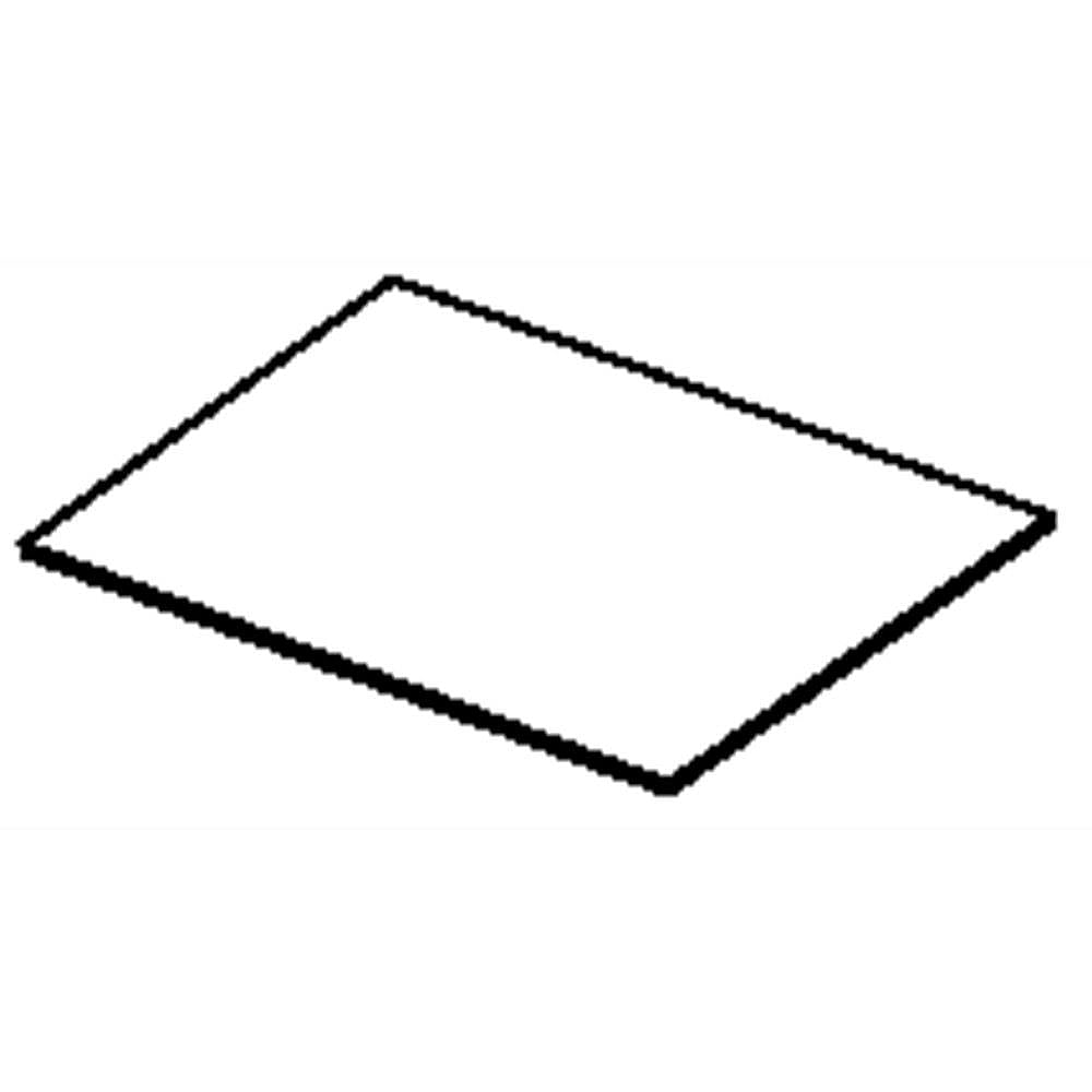 Part #w10531724, Lamp Glass / 4.00 x 2.00 x 0.12
