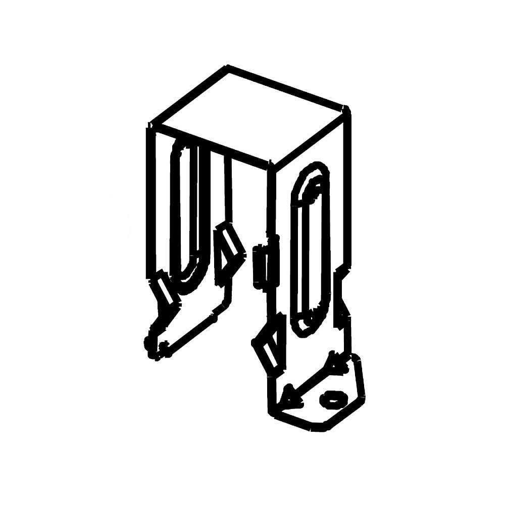 Part #w10532063, Capacitor Bracket / 2.75 x 2.15 x 1.25