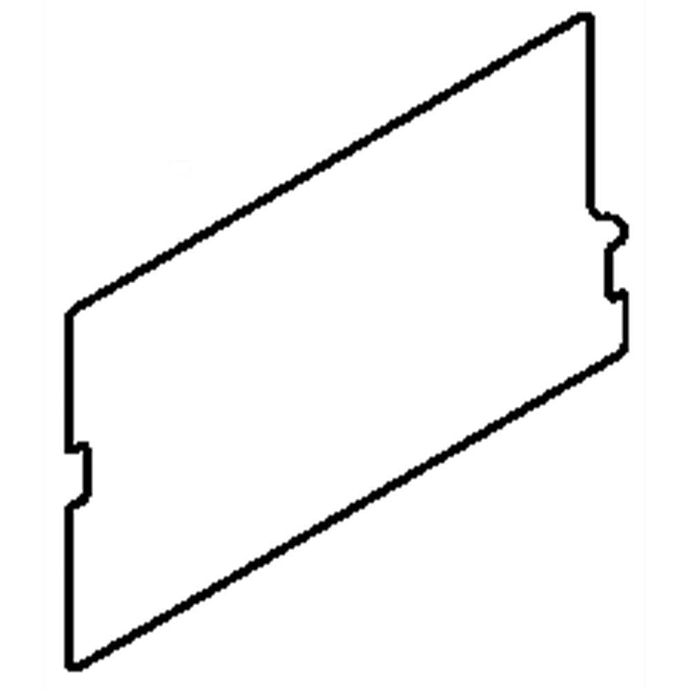 Part #w11197783, Microwave Waveguide Cover (Replaces W10533498, W11085126) / 7.12 x 4.25 x 29.00