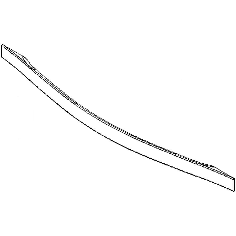 Part #w10535747, Range Oven Door Handle (Black) / 27.00 x 1.75 x 1.62