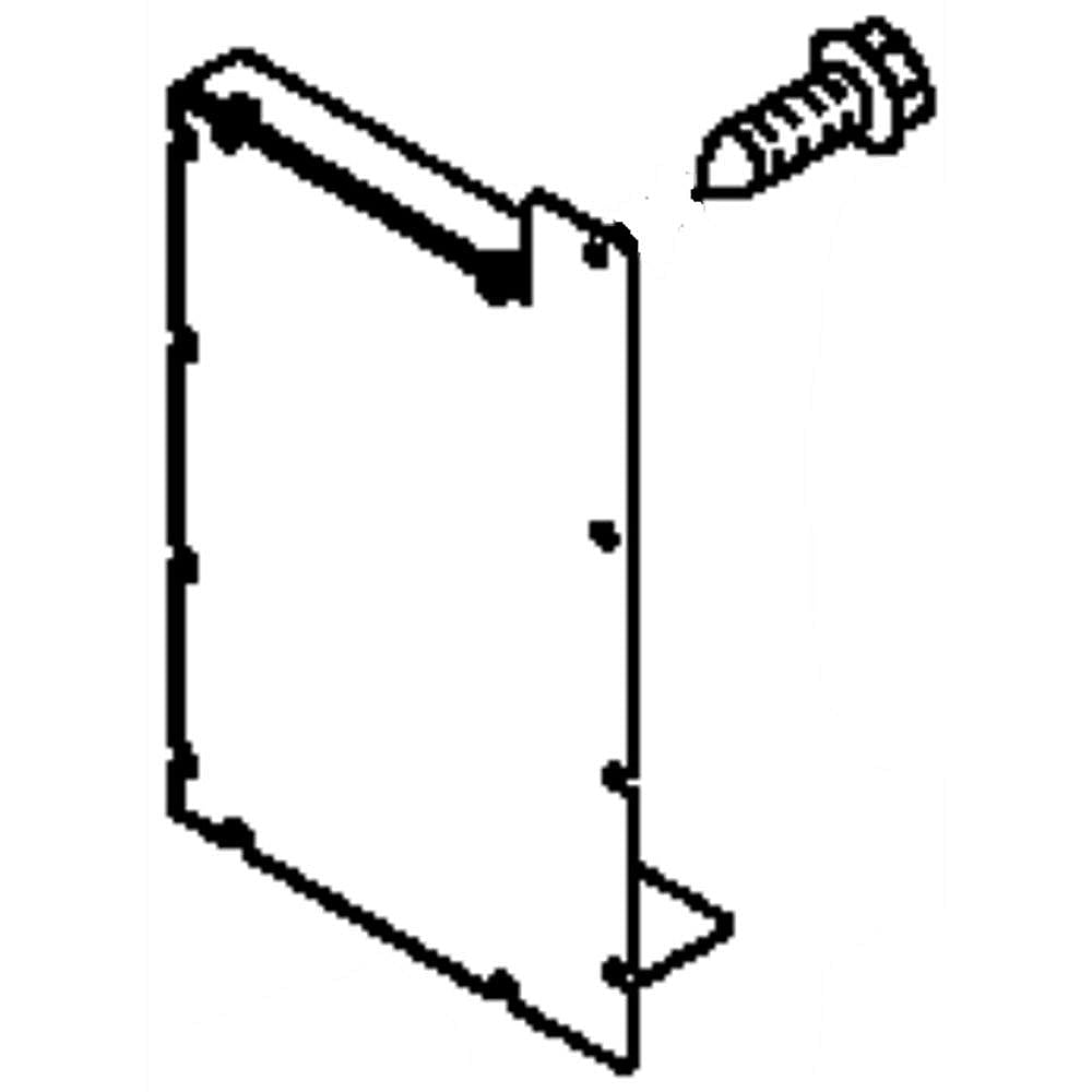 Photo of Whirlpool Part #w10538845, Cover | 12.50 x 8.38 x 3.63 from Repair Parts Direct