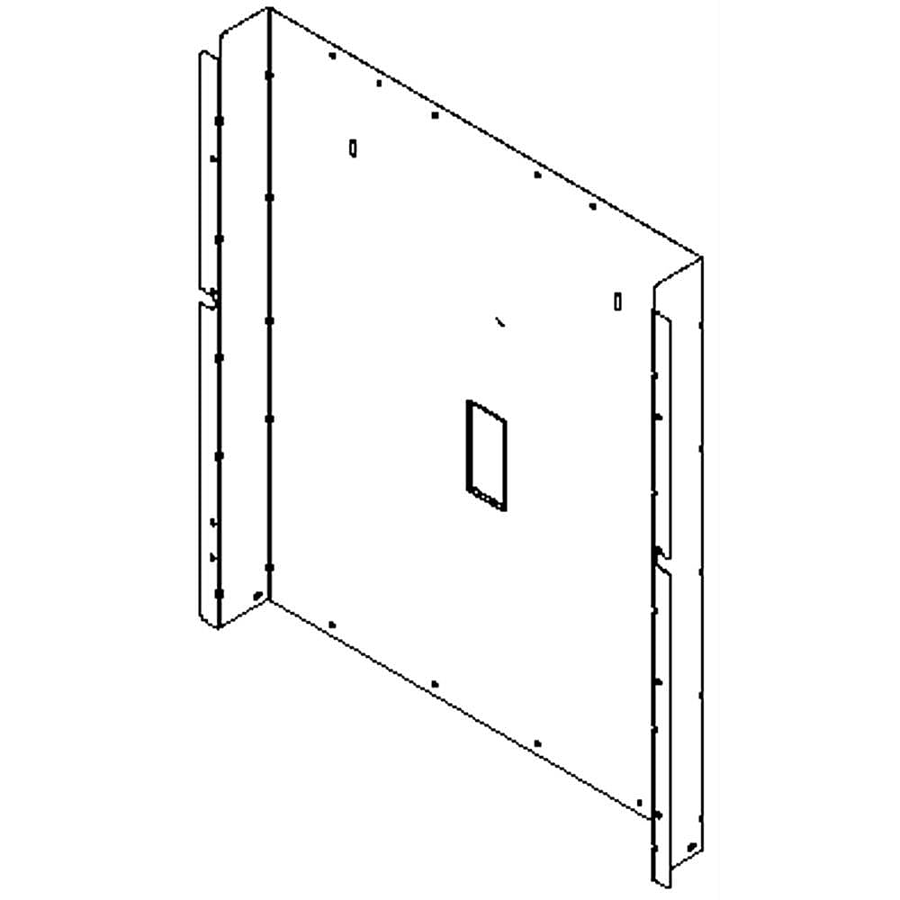 Part #w10542857, Rear Cover / 23.75 x 22.25 x 2.25