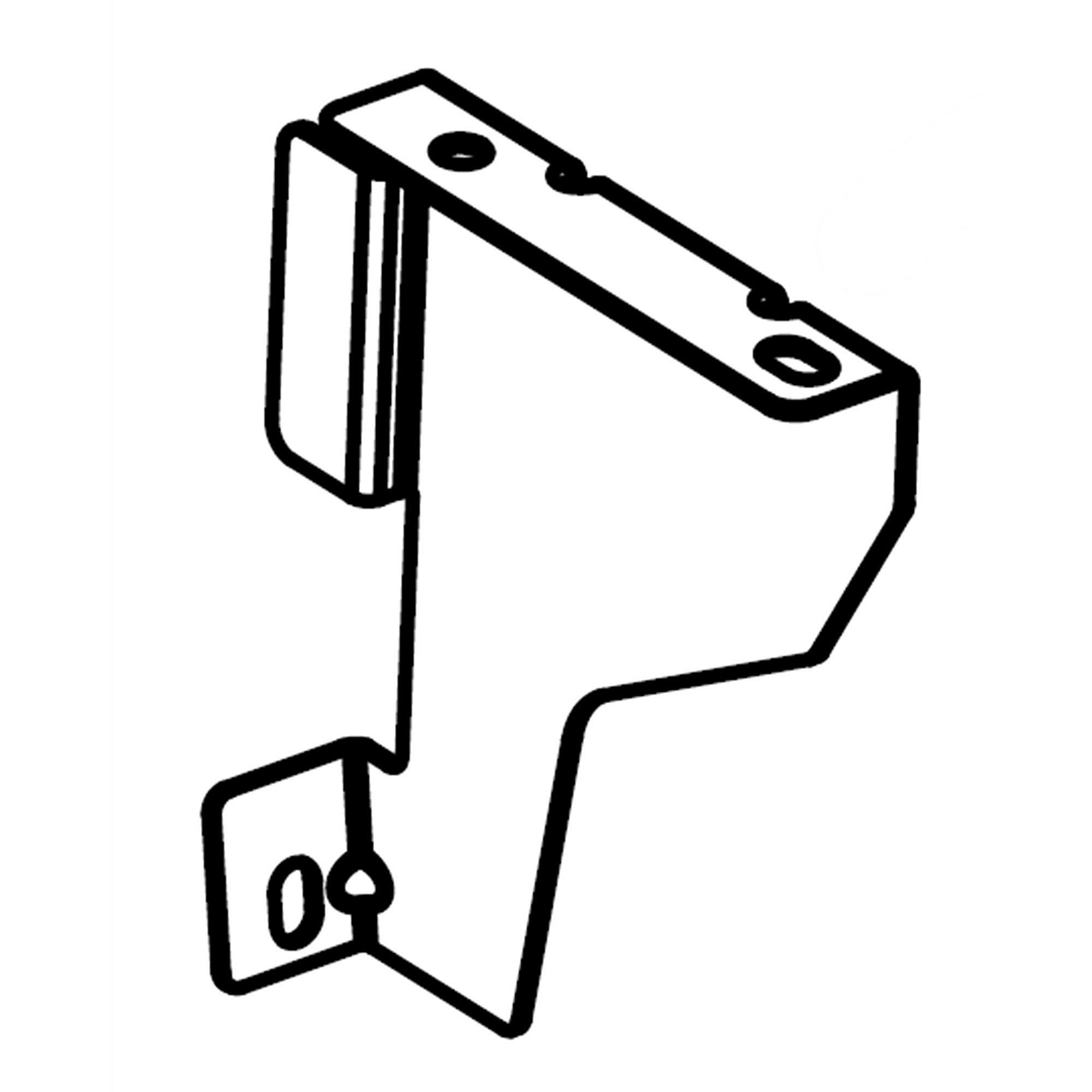 Kenmore Part #w10547961, Bracket | 3.90 x 3.50 x 0.50