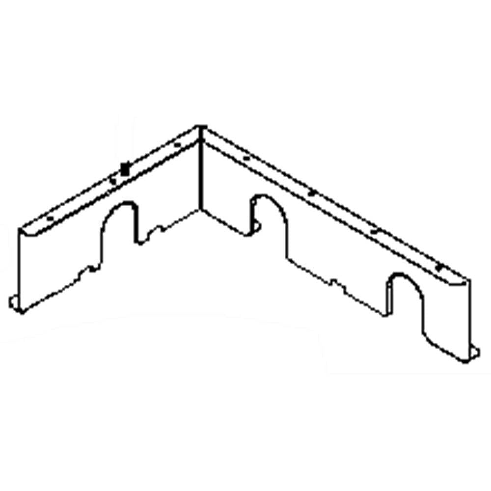 Part #w10548515, Heat Shield / 12.00 x 6.00 x 3.00