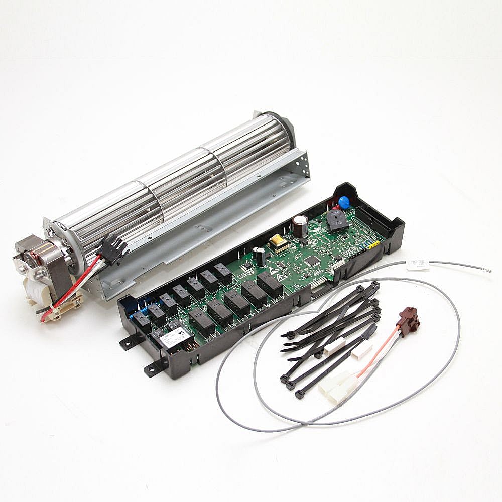 Part #w10550511, Wall Oven Cooling Fan Assembly (Replaces W10527853) / 15.00 x 4.79 x 23.45