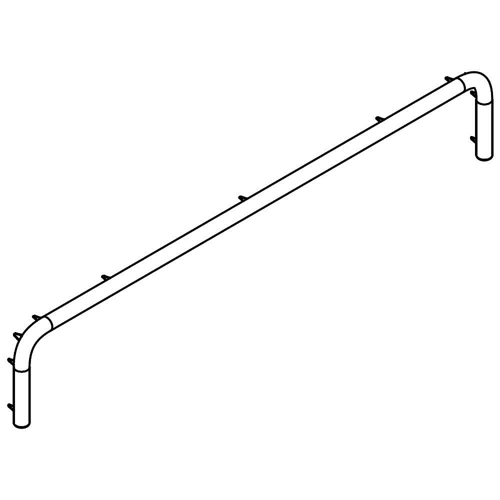 Part #w10550987, Kenmore Elite Range Baking Drawer Seal / 6.50 x 5.50 x 1.38