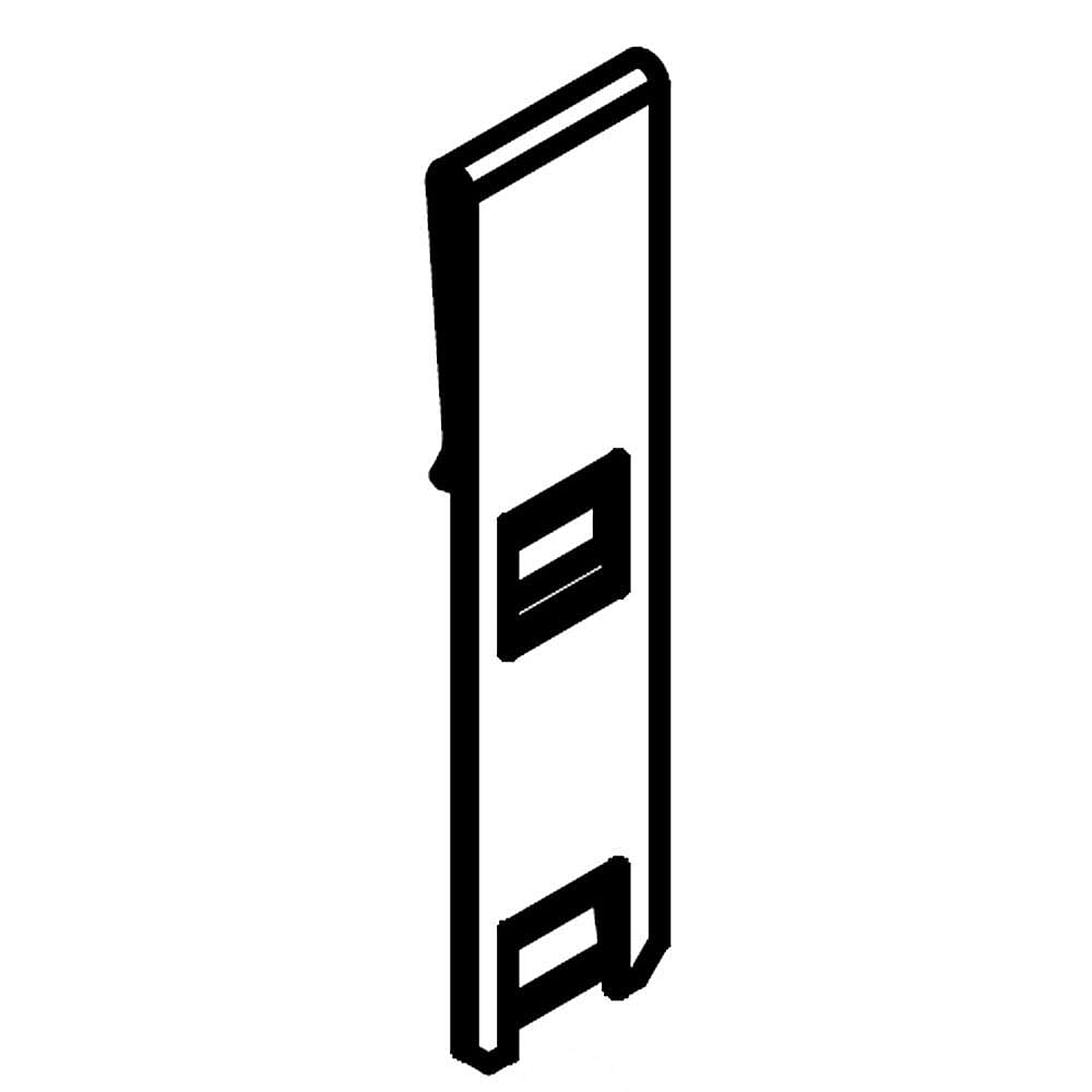 Part #w10551019, Kenmore Elite Slide Cover / 3.50 x 0.94 x 0.12