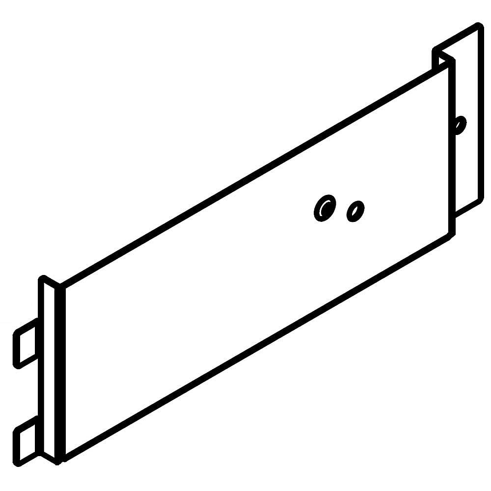 KitchenAid Part #w10551025, Cover-Gas, va | 8.25 x 2.63 x 0.38