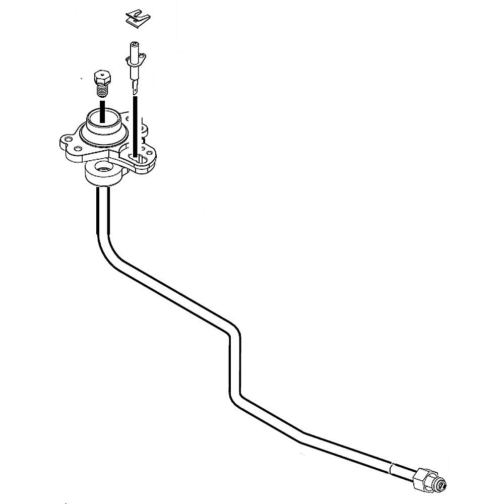 Kenmore Part #w10552119, Orifice Assembly | 18.00 x 6.25 x 1.50