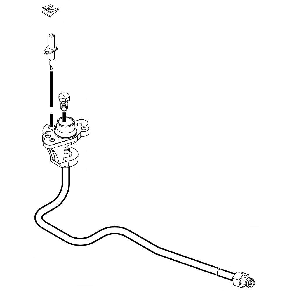 Photo of KitchenAid Part #w10552124, Orifice Assembly | 13.50 x 4.50 x 2.25 from Repair Parts Direct