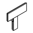 Range Control Panel End Cap, Right (stainless) for KitchenAid KSEG700ESS4 - Part W10555940