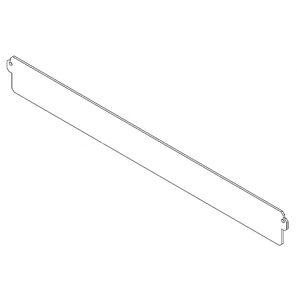 Part #w10562013, Wall Oven Microwave Door Handle Bracket / 21.75 x 2.85 x 0.02