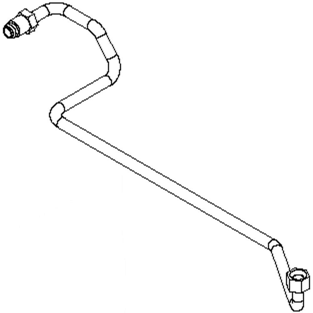 Photo of Whirlpool Part #w10566307, Tube | 15.50 x 5.00 x 1.75 from Repair Parts Direct