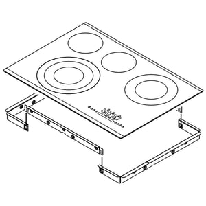 Cooktop Main Top (stainless) W10566736