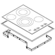 Cooktop Main Top Assembly (black) W10570695