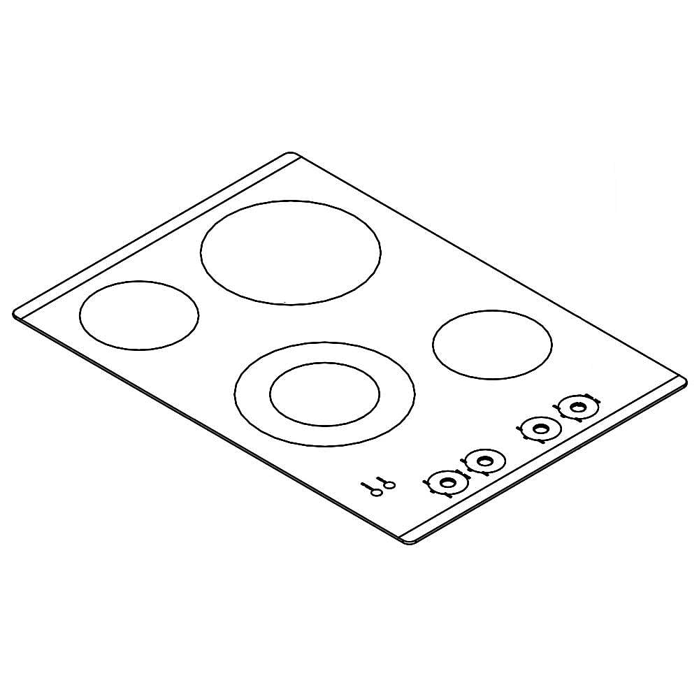 Part #w10570700, Cooktop Main Top (Stainless) / 34.50 x 27.50 x 6.00
