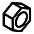 Nut for Jenn-Air JGC7636BS0 - Part W10575398
