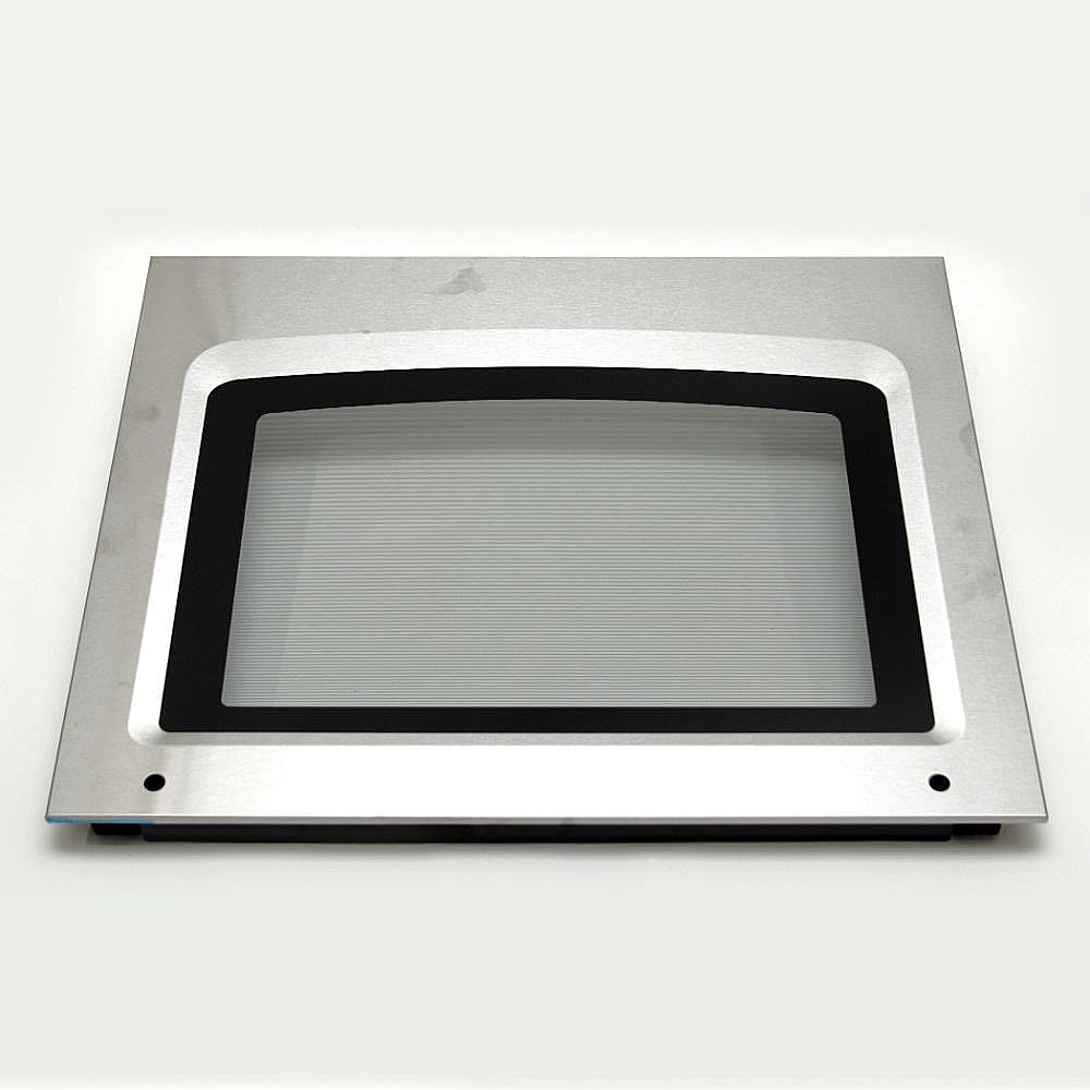 Photo of Range Oven Door Outer Panel Assembly (Stainless) from Repair Parts Direct