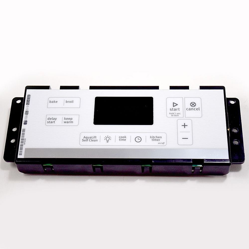 Photo of Range Oven Control Board and Overlay from Repair Parts Direct