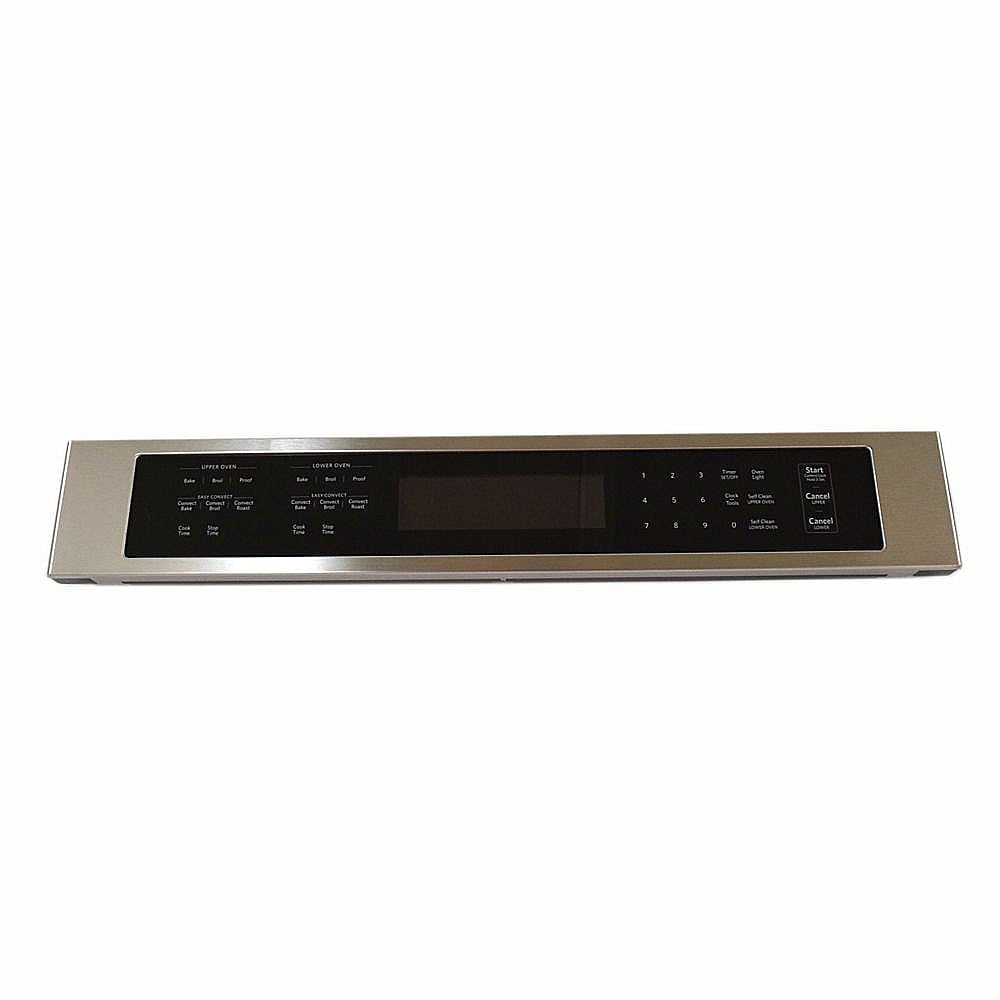 Part #w10588729, Wall Oven Control Panel (Stainless) / 32.25 x 9.50 x 5.62