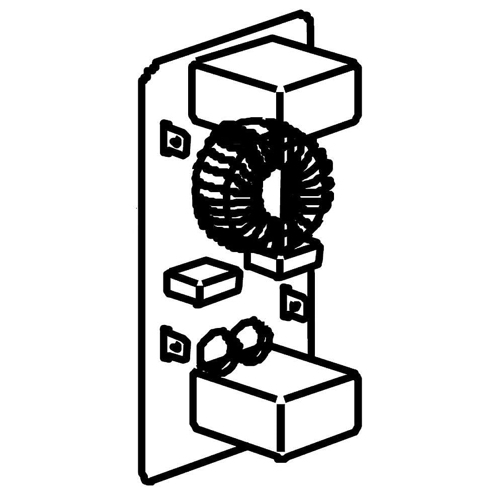 Part #w10591655, Microwave Noise Filter / 5.25 x 2.38 x 1.50