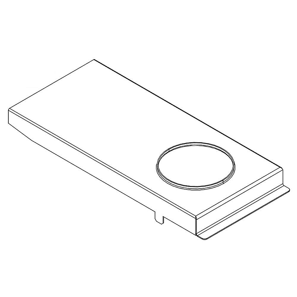 Part #w10606133, Range Induction Module Air Duct / 10.50 x 4.50 x 1.00