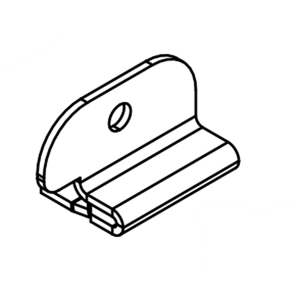 Part #w10607641, Range Main Top Support Bracket, Left / 0.90 x 0.50 x 0.50