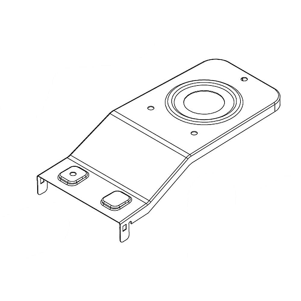 Part #w10616809, Exhaust Vent / 7.62 x 3.38 x 1.60