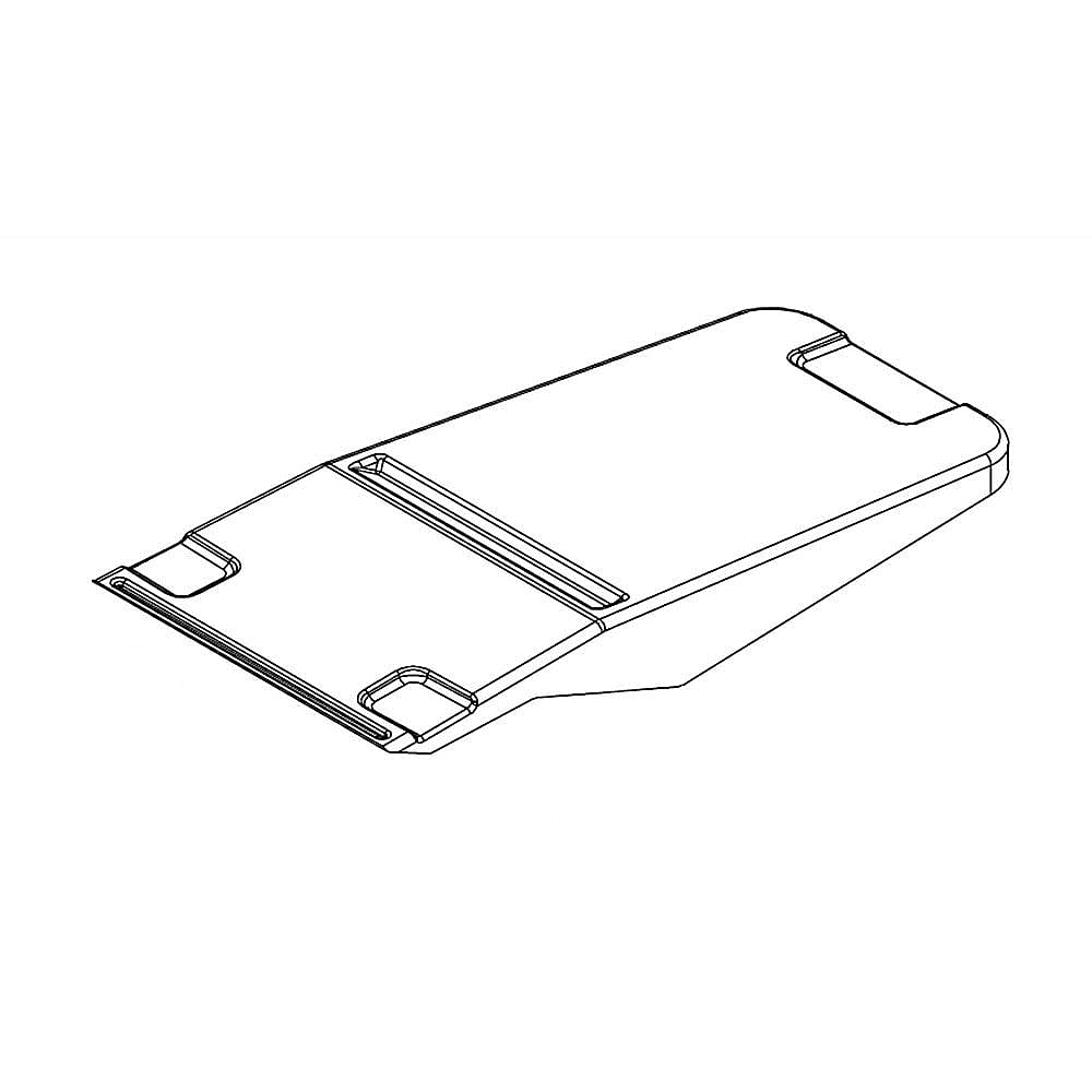 Part #w10616810, Exhaust Vent / 8.25 x 3.50 x 1.00