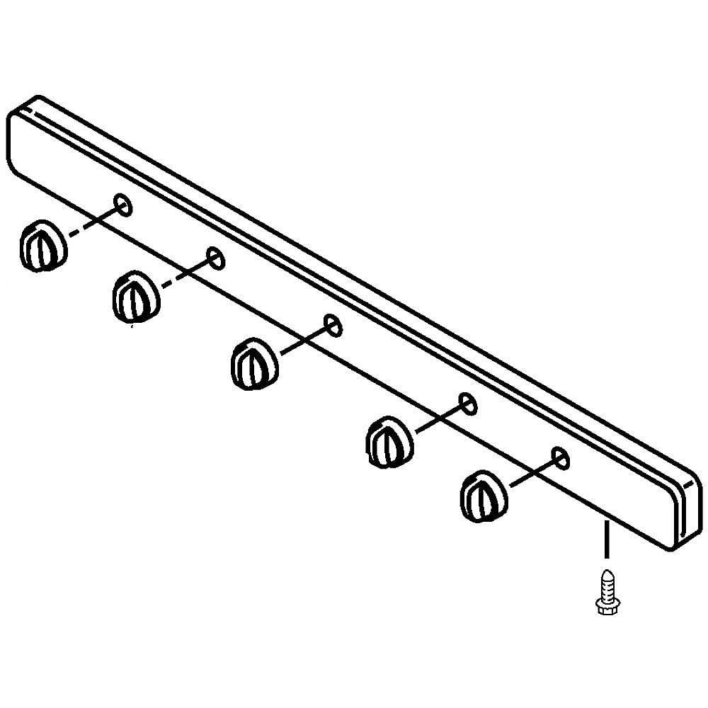 Part #w10620550, Manifold Panel / 31.00 x 4.00 x 2.15