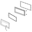 Microwave Door (black) W10629793
