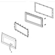 Microwave Door Assembly (white Ice) for Whirlpool WMH53520CB2 - Part W10629795