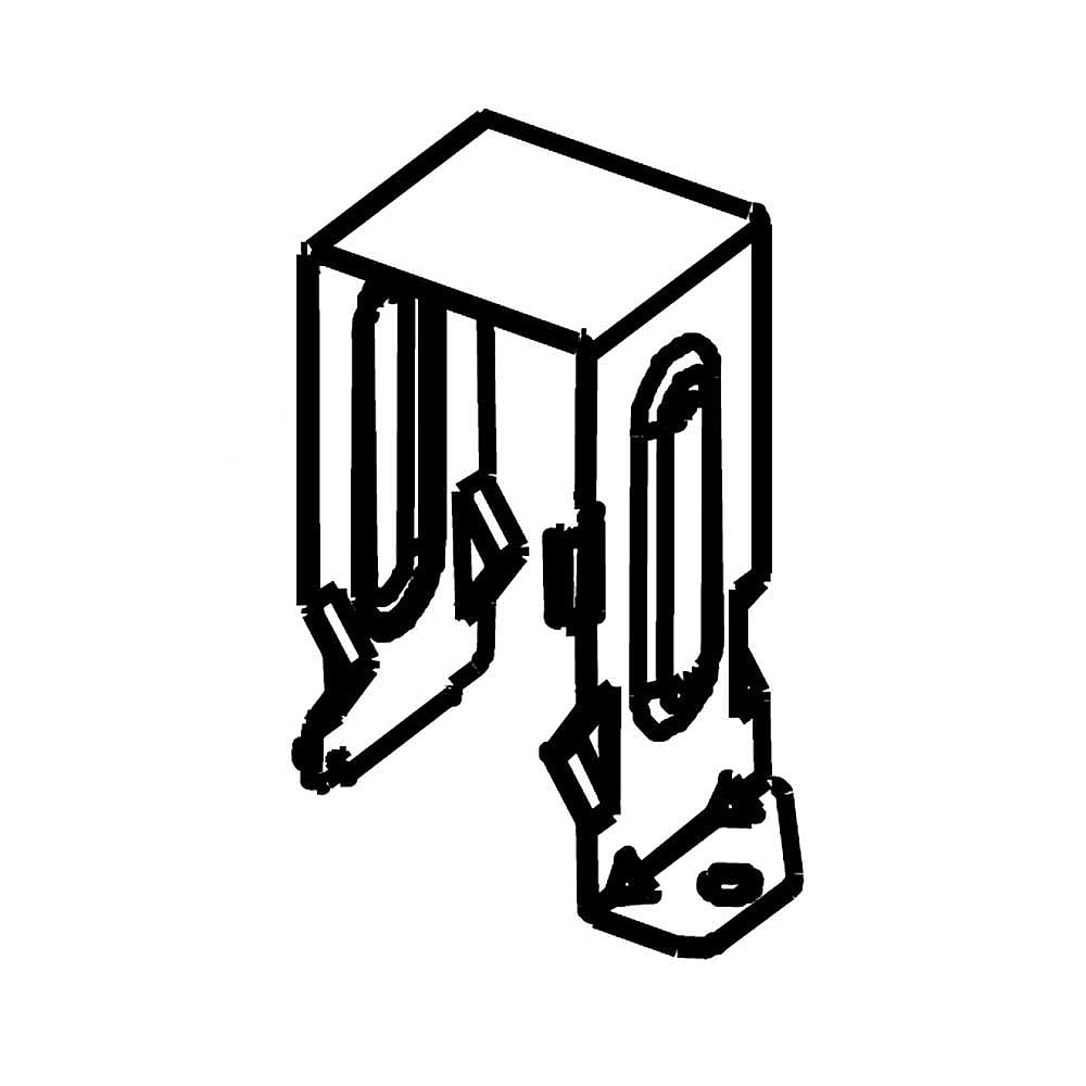 Part #w10633730, Capacitor Bracket / 3.25 x 1.25 x 1.75