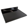 Range Main Top (black) for Whirlpool WGE555S0BW01 - Part W10636388