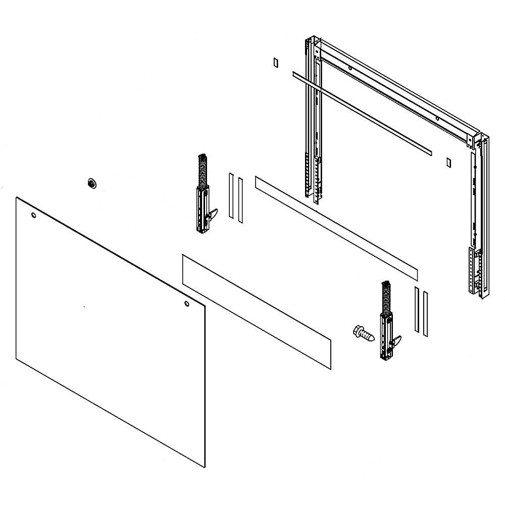 Part #w10647057, Assy Kit Gla / 30.00 x 39.75 x 6.75