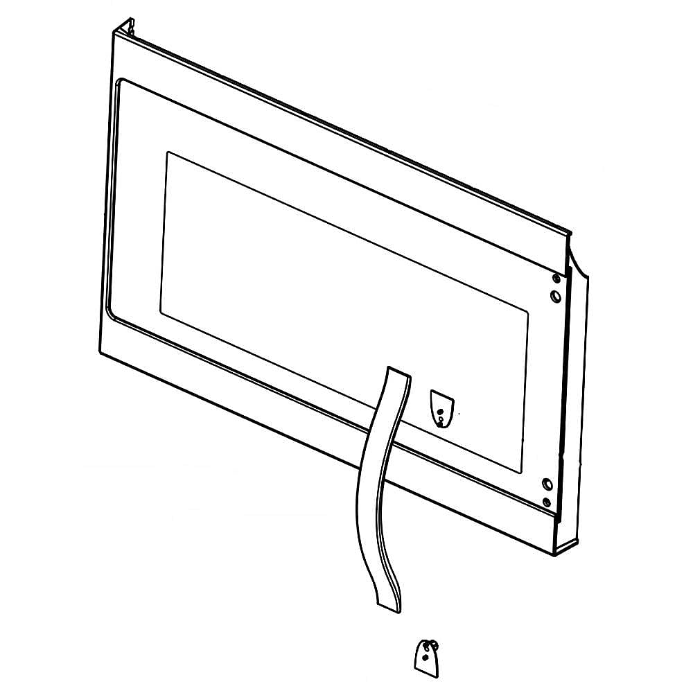 Photo of Whirlpool Part #w10647767, Outer Door | 28.50 x 18.25 x 7.25 from Repair Parts Direct
