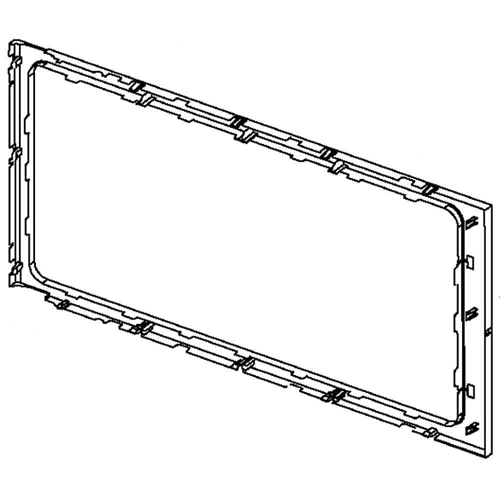 KitchenAid Part #w10647772, Microwave Door Choke Cover | 30.50 x 17.38 x 1.94