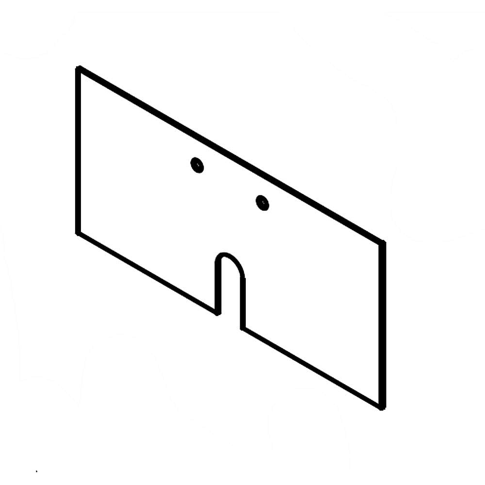 Part #w10655441, Range Terminal Block Cover / 7.00 x 3.35 x 0.01