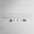 Range Backsplash Kit (black) for KitchenAid KSEG700ESS4 - Part W10655449